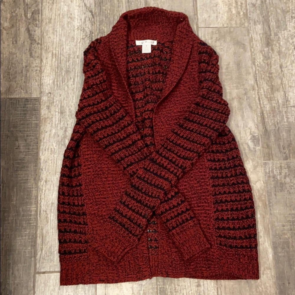 Red/Black Say What Cardigan